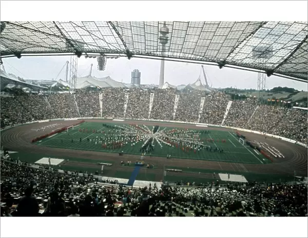 World Cup Closing Ceremony at the Olympic Stadium in Munich, West Germany