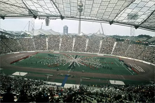 World Cup Closing Ceremony at the Olympic Stadium in Munich, West Germany