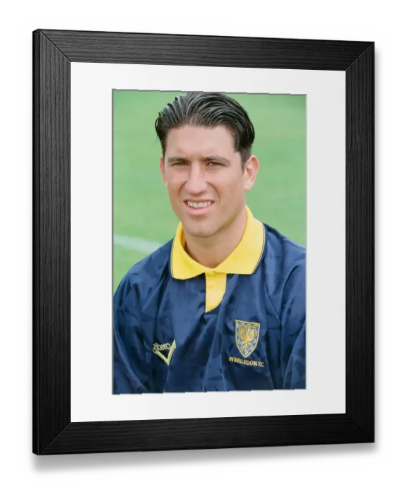 Framed Print : Steve Talboys (27) Wimbledon FC Football Player 26th July 1993 Framed Print : Steve Talboys (27) Wimbledon FC Football Player 26th July 1993