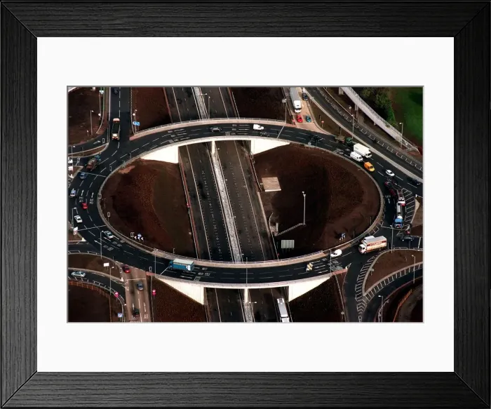 Framed Print : The new M8 link at Newbridge October 1997 Opened today by Malcolm Chisolm MP Framed Print : The new M8 link at Newbridge October 1997 Opened today by Malcolm Chisolm MP