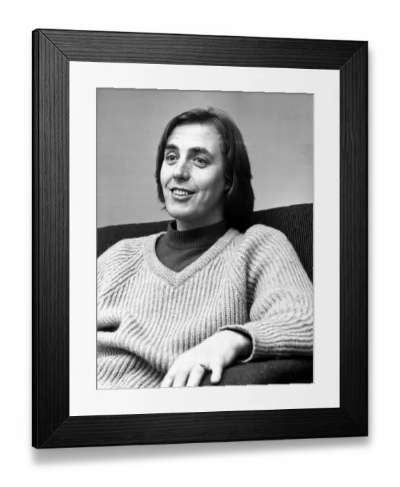 Framed Print : Disc Jockey Simon Dee pictured here after his release from Brixton Prison