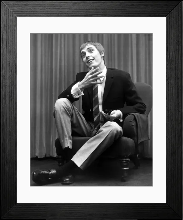 Framed Print : Disc Jockey Simon Dee April 1967