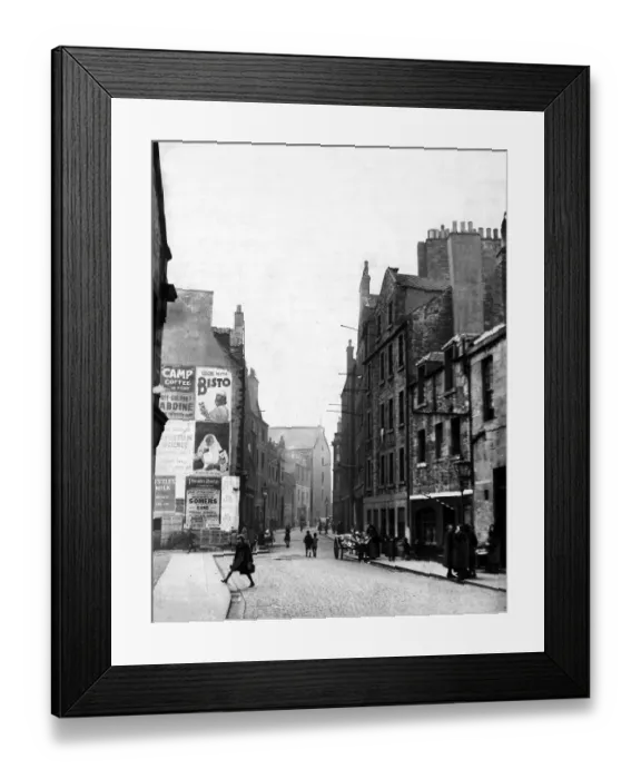 Framed Print : Edinburgh Street scene March 1933 Framed Print : Edinburgh Street scene March 1933