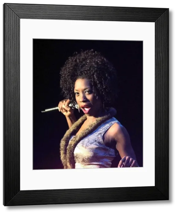 Framed Print : Heather Small of M Peole in concert at the NEC, Birmingham Framed Print : Heather Small of M Peole in concert at the NEC, Birmingham