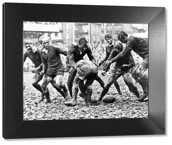 Wales v Scotland - 1966 - Rugby mud, mud, glorious mud. That