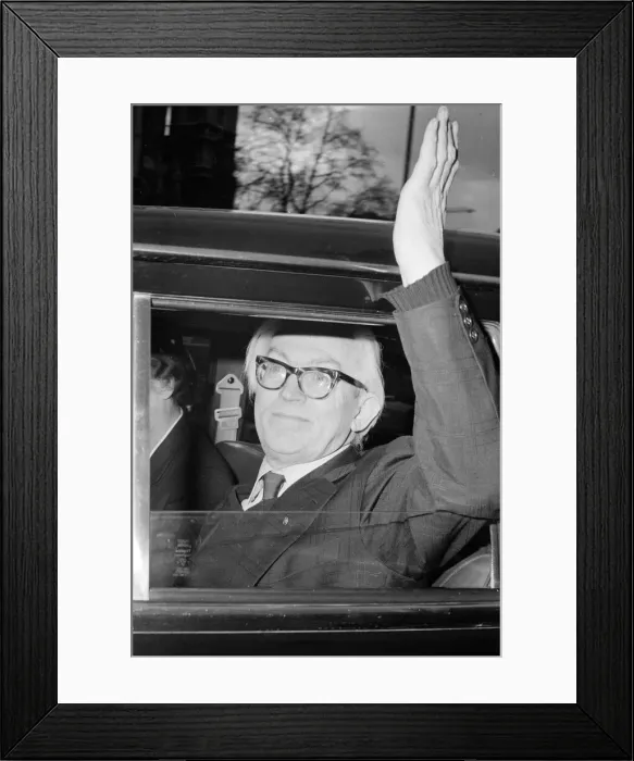 Framed Print : Michael Foot Left wing candidate in the Labour Party leadership election following