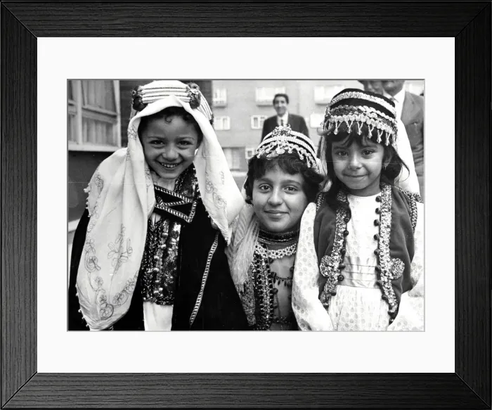 Framed Print : The Moslem community in Cardiff yesterday celebrated the end of Ramadhan at their mosque Framed Print : The Moslem community in Cardiff yesterday celebrated the end of Ramadhan at their mosque