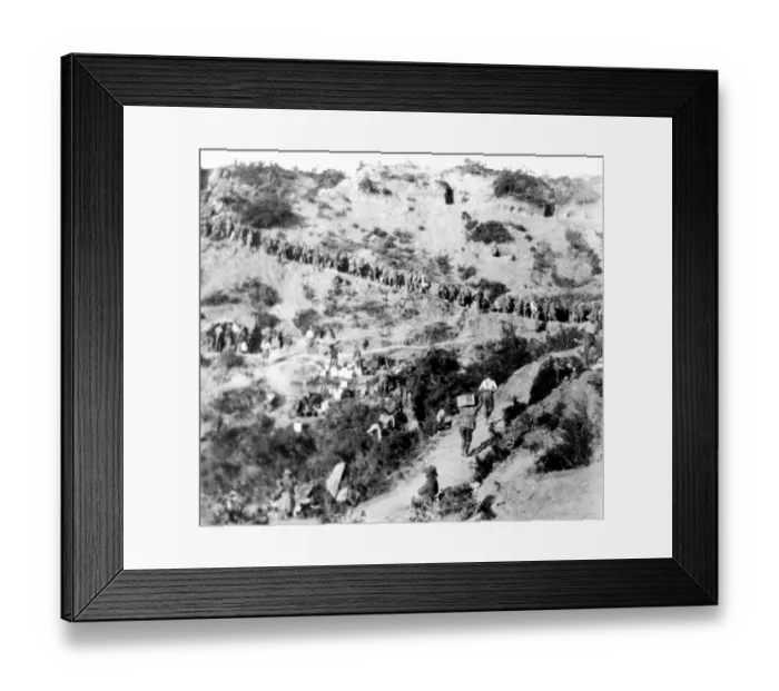 Framed Print : The Gallipoli campaign took place between 25 April 1915 and 9 January 1916