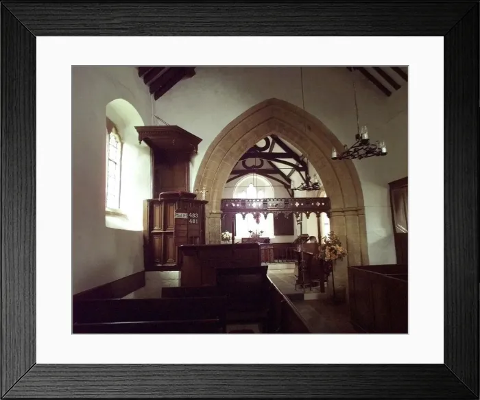 Framed Print : Interior of the Parish Church of St James The Great