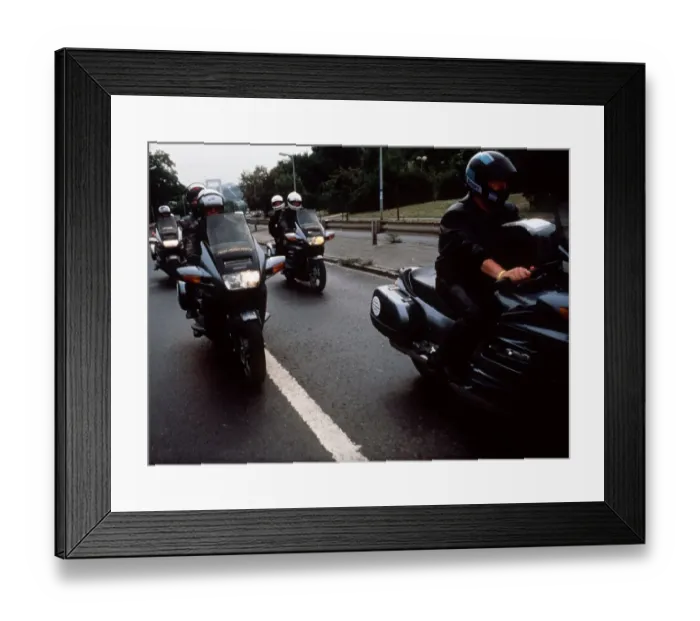 Framed Print : Motorcycling European Rally 1990 Framed Print : Motorcycling European Rally 1990