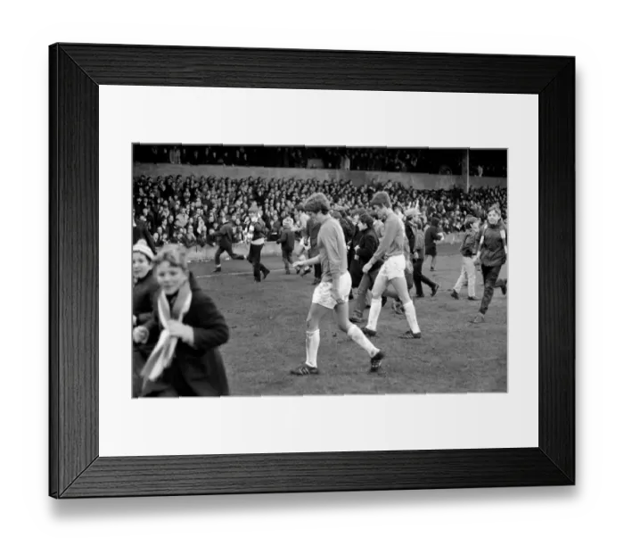 Framed Print : English FA Cup match at Portman Road Ipswich Town 0 v Manchester United 1
