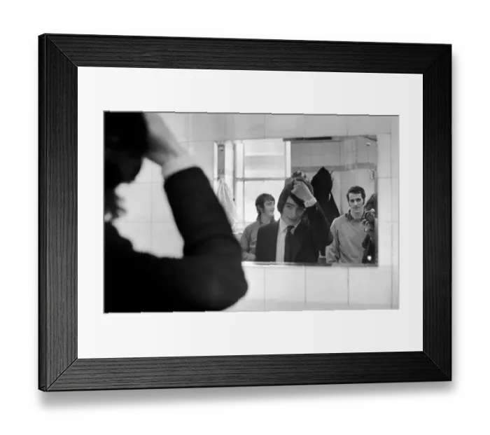 Framed Print : English FA Cup match at Highbury watched by Peter Marinello Arsenal 1 v Blackpool 1