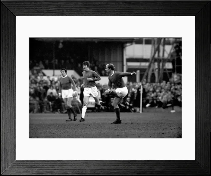 Framed Print : English FA Cup match at Portman Road Ipswich Town 0 v Manchester United 1