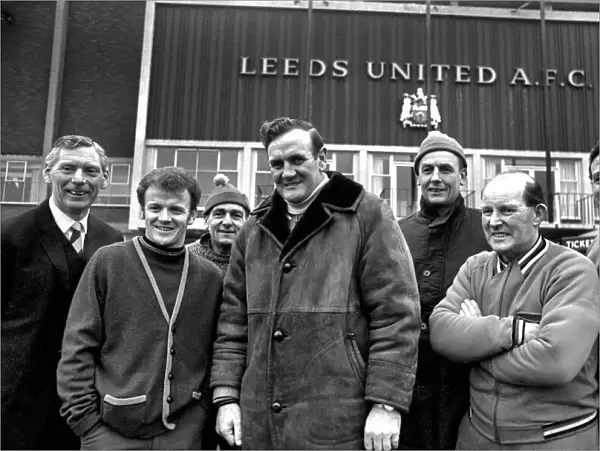 Sport: Football. Don Revie the successful Leeds United team Manager pictured with skipper