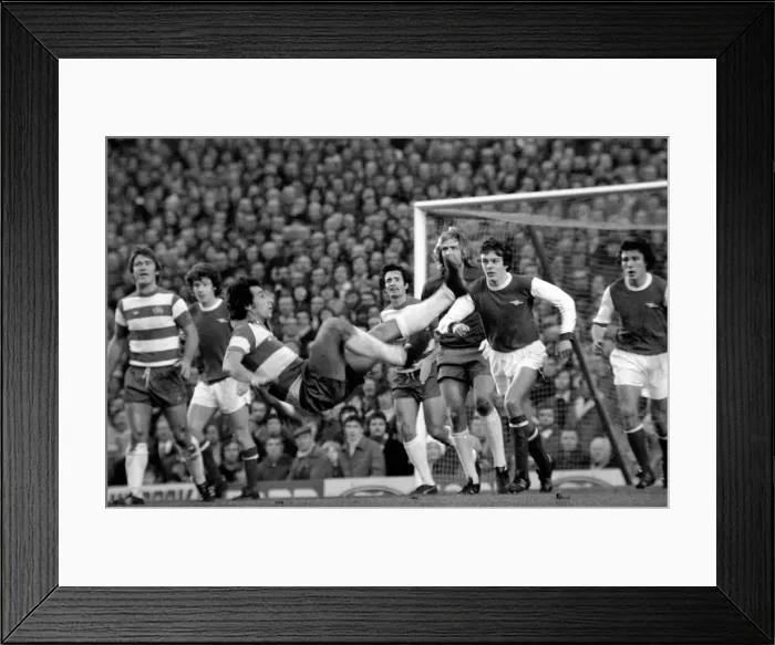 Framed Print : Division One Football Arsenal v Queen Park Rangers. 1975 / 76 Season Framed Print : Division One Football Arsenal v Queen Park Rangers. 1975 / 76 Season