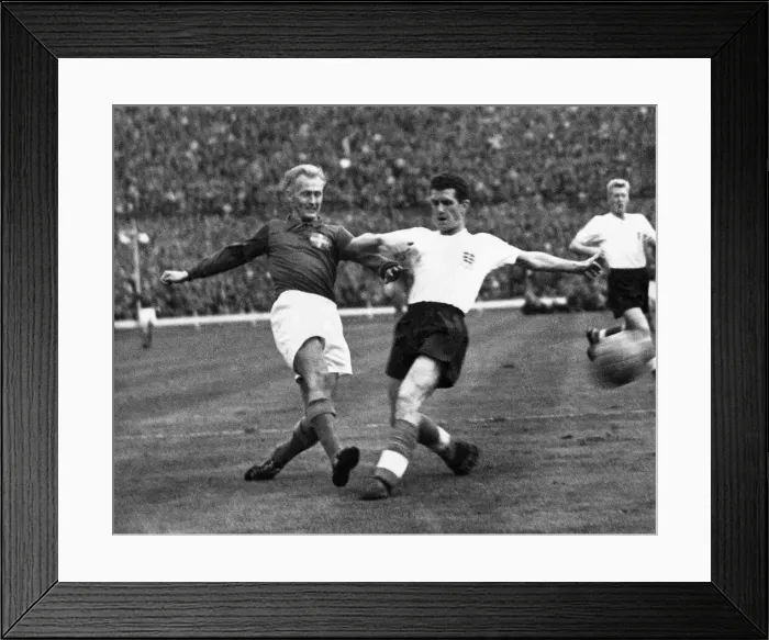 Framed Print : England v. Sweden International Soccer: Match at Wembley Framed Print : England v. Sweden International Soccer: Match at Wembley