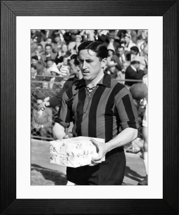 Framed Print : Gonzales, captain, Nice F. C. March 1957 P007026 Framed Print : Gonzales, captain, Nice F. C. March 1957 P007026