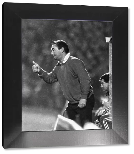 Brian Clough, manager Nottingham Forest F. C. January 1986 P005800