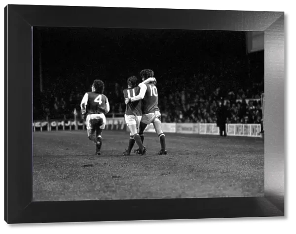 Football: Arsenal (4) vs. Newcastle United (0). March 1975 75-01516-068