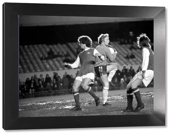 Football: Arsenal (4) vs. Newcastle United (0). March 1975 75-01516