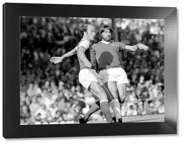 Division I. Arsenal (2) v. Leicester City (2). September 1975 75-04972-025