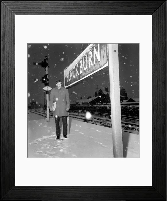 Framed Print : Barrie Hole went to Blackburn yesterday to discuss his transfer Framed Print : Barrie Hole went to Blackburn yesterday to discuss his transfer