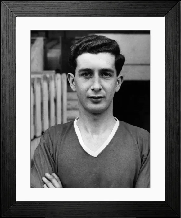 Framed Print : Freddie Goodwin, Manchester United wing-half. November 1958 P012411 Framed Print : Freddie Goodwin, Manchester United wing-half. November 1958 P012411