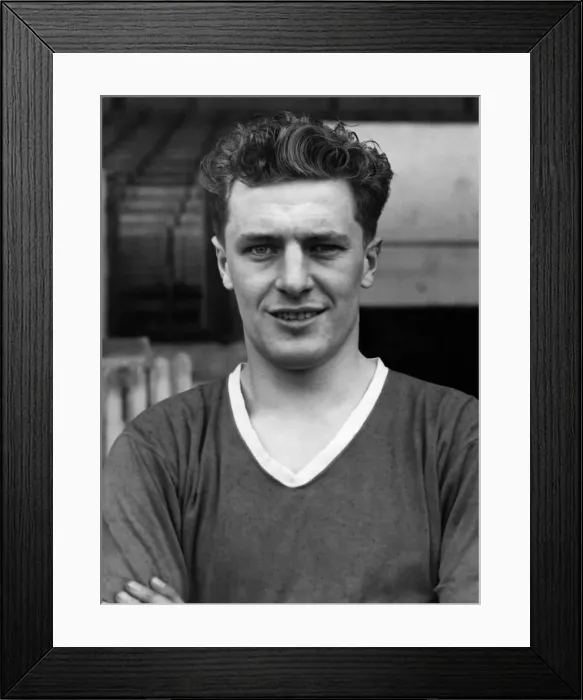 Framed Print : Geoff Bent, Manchester United. F. C. March 1957 P012409 Framed Print : Geoff Bent, Manchester United. F. C. March 1957 P012409