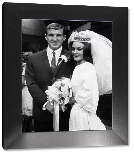 Everton footballer Johnny Morrisey on his Wedding Day. P011956