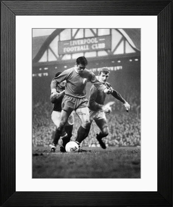 Framed Print : English League Division One match Liverpool v. Manchester United Framed Print : English League Division One match Liverpool v. Manchester United