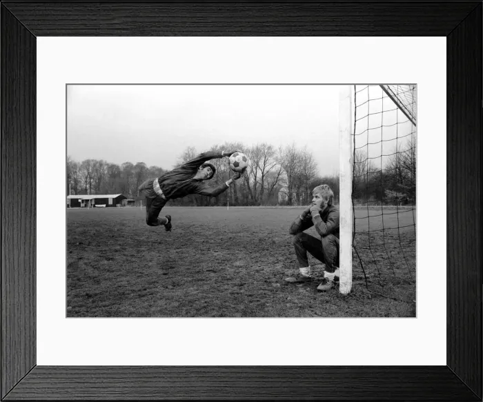 Framed Print : Swedens World Cup goalkeeper 20 year old Ron Hellstromen of Stockholm who has been Framed Print : Swedens World Cup goalkeeper 20 year old Ron Hellstromen of Stockholm who has been