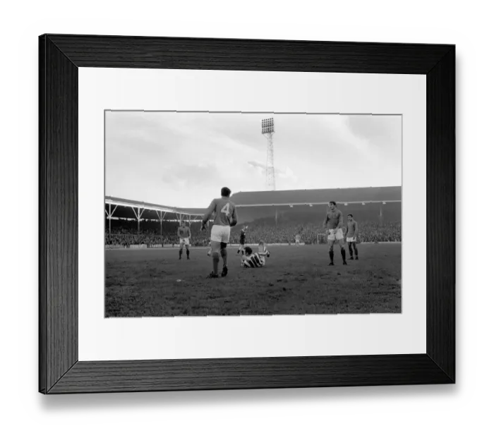 Framed Print : English League Division One match. Stoke City 3 v Ipswich Town 3