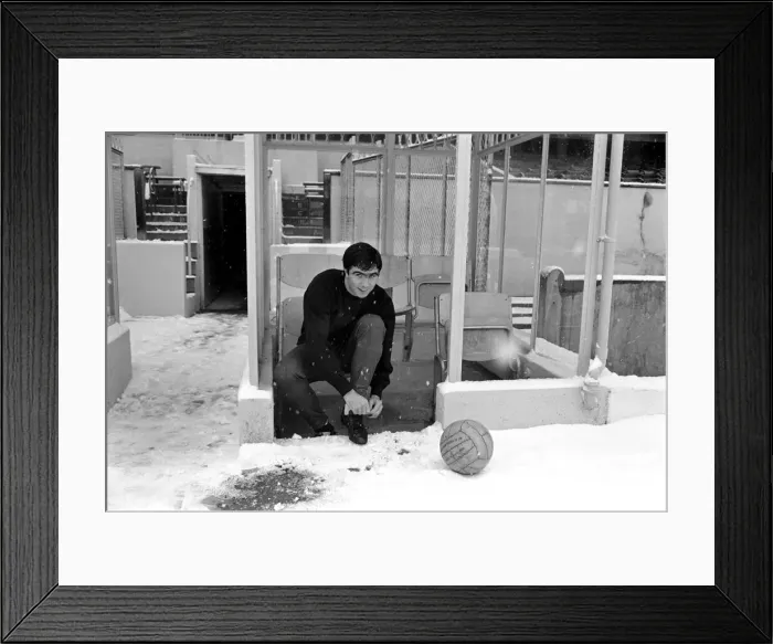 Framed Print : Arsenals transfer lister forward, Bobby Gould, who was to have played for Arsenal