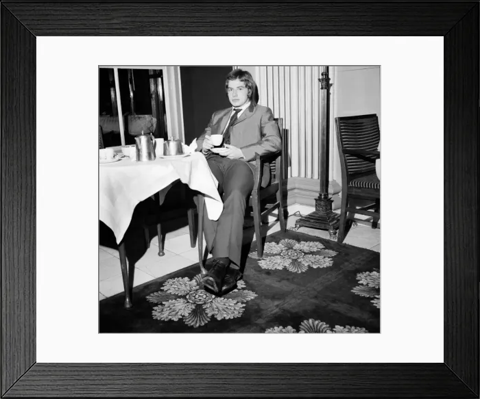 Framed Print : 18 year Willie Donachie Manchester United reserve player will stand by in case he has to Framed Print : 18 year Willie Donachie Manchester United reserve player will stand by in case he has to