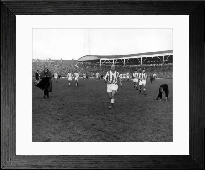 Framed Print : Stan Matthews returns to Stoke. 22. Final whistle has gone Framed Print : Stan Matthews returns to Stoke. 22. Final whistle has gone