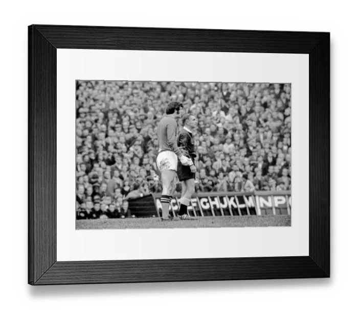 Framed Print : Arsenal v. Manchester City. Action from the match. December 1969 Z11615-019 Framed Print : Arsenal v. Manchester City. Action from the match. December 1969 Z11615-019