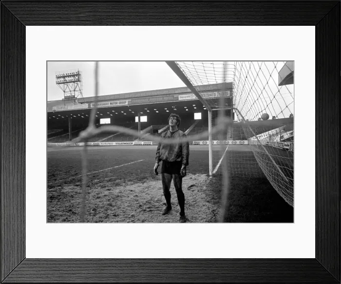 Framed Print : Long after the other Manchester City players have finished training Framed Print : Long after the other Manchester City players have finished training