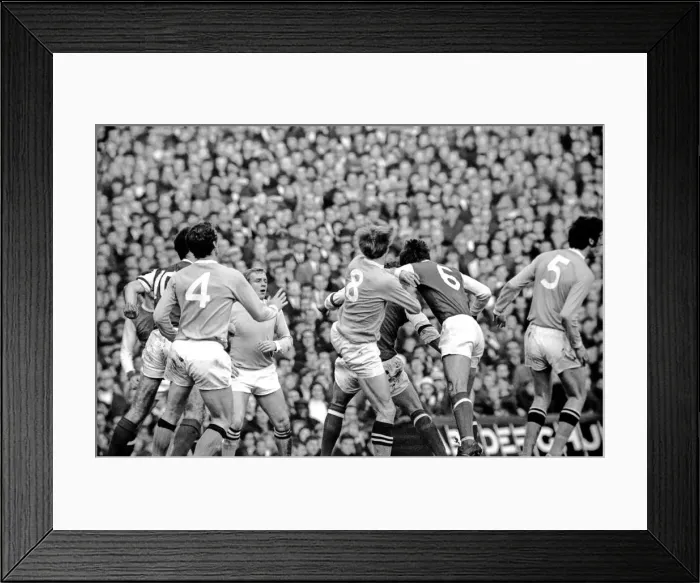 Framed Print : Arsenal v. Manchester City. Action from the match. December 1969 Z11615-009 Framed Print : Arsenal v. Manchester City. Action from the match. December 1969 Z11615-009