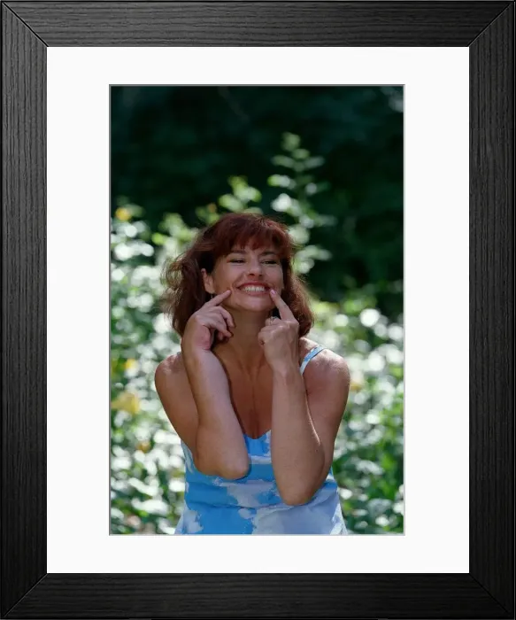 Framed Print : Denise Black Actress August 98 Who will be staring in The Scarlet Pimpernel in a Framed Print : Denise Black Actress August 98 Who will be staring in The Scarlet Pimpernel in a