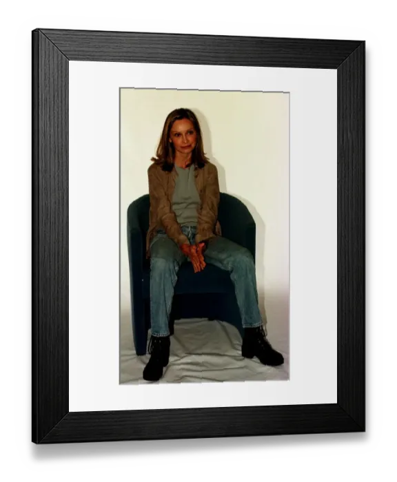 Framed Print : Calista Flockhart actress who stars in US TV series Ally McBeal