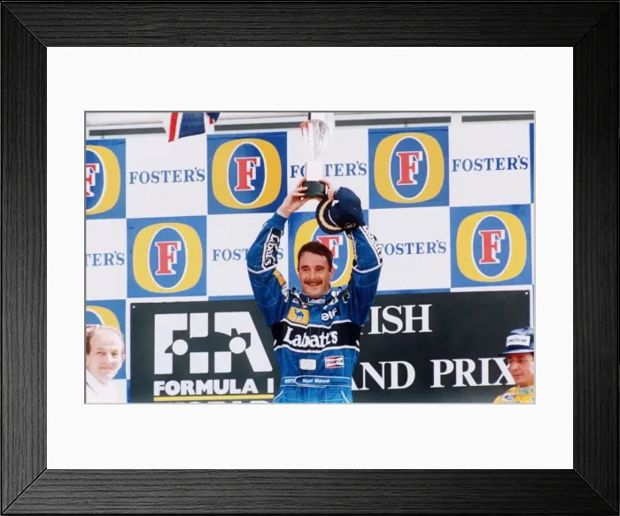Framed Print : 1992 British Grand Prix Formula One motor race held at Silverstone, Northamptonshire Framed Print : 1992 British Grand Prix Formula One motor race held at Silverstone, Northamptonshire