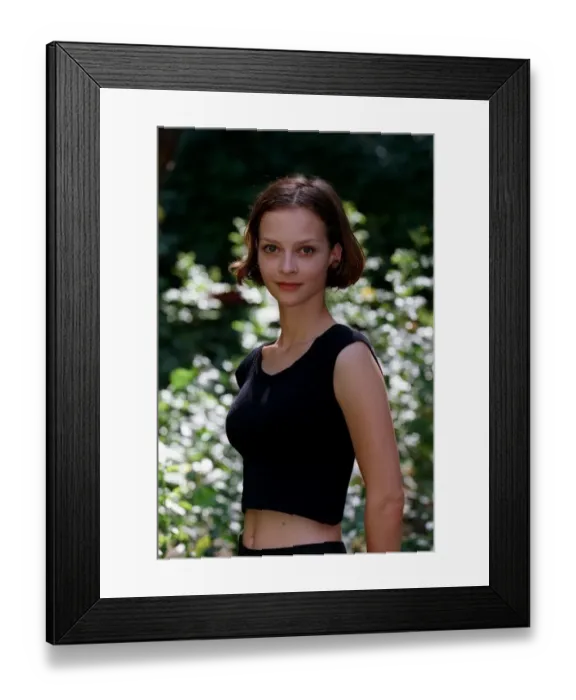 Framed Print : Julie Cox Actress August 98 Who will be staring in The Scarlet Pimpernel in a new