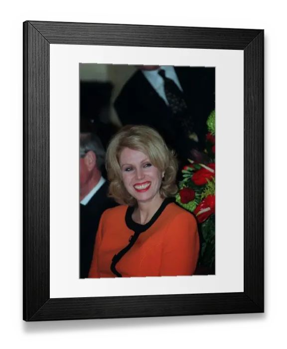 Framed Print : Joanna Lumley Actress December 98 Framed Print : Joanna Lumley Actress December 98