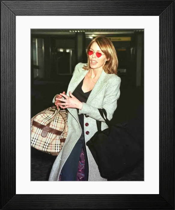 Framed Print : Patsy Kensit actress wife of Liam Gallagher leaving Heathrow for Los Angeles Framed Print : Patsy Kensit actress wife of Liam Gallagher leaving Heathrow for Los Angeles