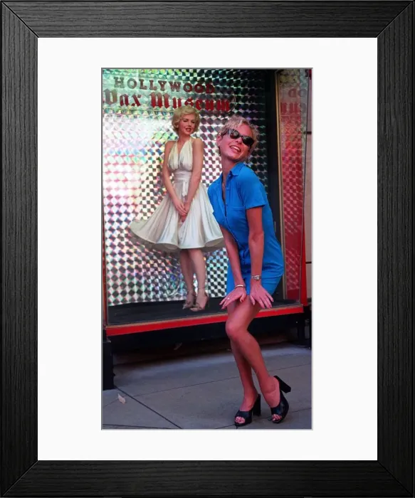 Framed Print : Tracy Shaw actress in Hollywood September 1997 The Coronation Street actress hits Framed Print : Tracy Shaw actress in Hollywood September 1997 The Coronation Street actress hits