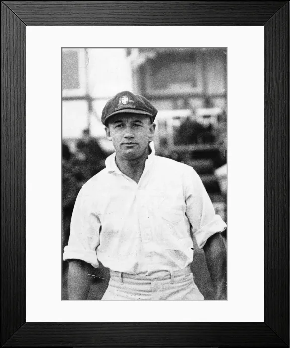 Framed Print : Sir Donald Bradman Cricket Player circa 1934 Framed Print : Sir Donald Bradman Cricket Player circa 1934