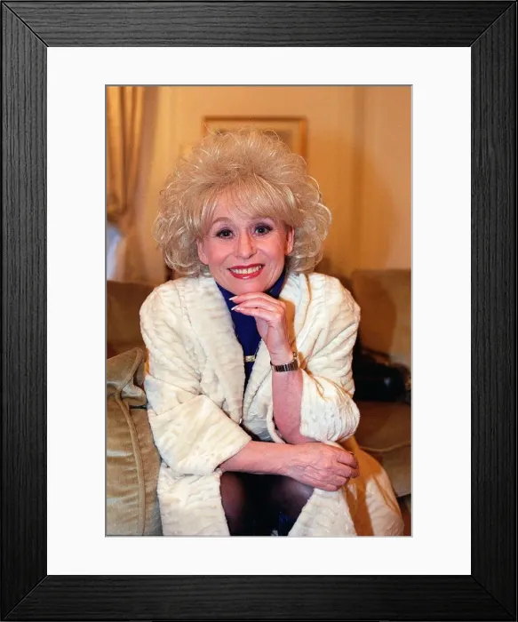 Framed Print : Actress Barbara Windsor at the Ritz Framed Print : Actress Barbara Windsor at the Ritz
