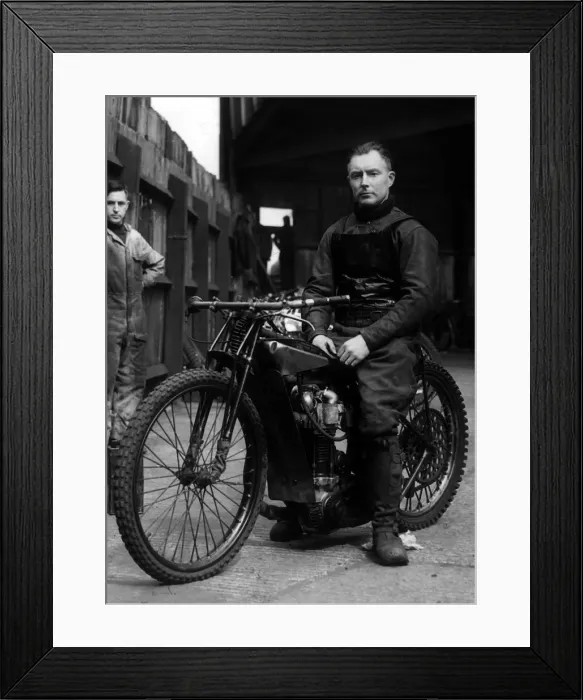 Framed Print : Bill Kitchen - Speedway - May 1946 Framed Print : Bill Kitchen - Speedway - May 1946