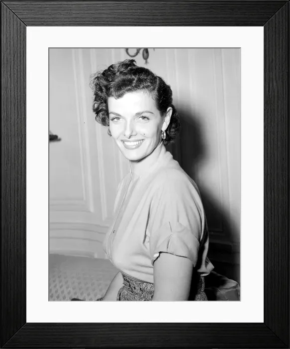 Framed Print : Jane Russell Actress Sept 1949 in London A©Mirrorpix Framed Print : Jane Russell Actress Sept 1949 in London A©Mirrorpix
