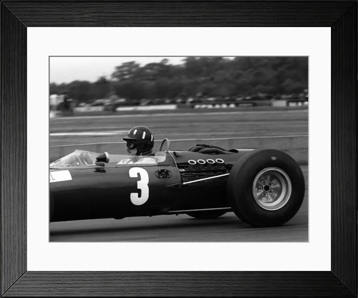 Framed Print : Graham Hill in his B. R. M. during the British Grand Prix at Silverstone 1965 Framed Print : Graham Hill in his B. R. M. during the British Grand Prix at Silverstone 1965